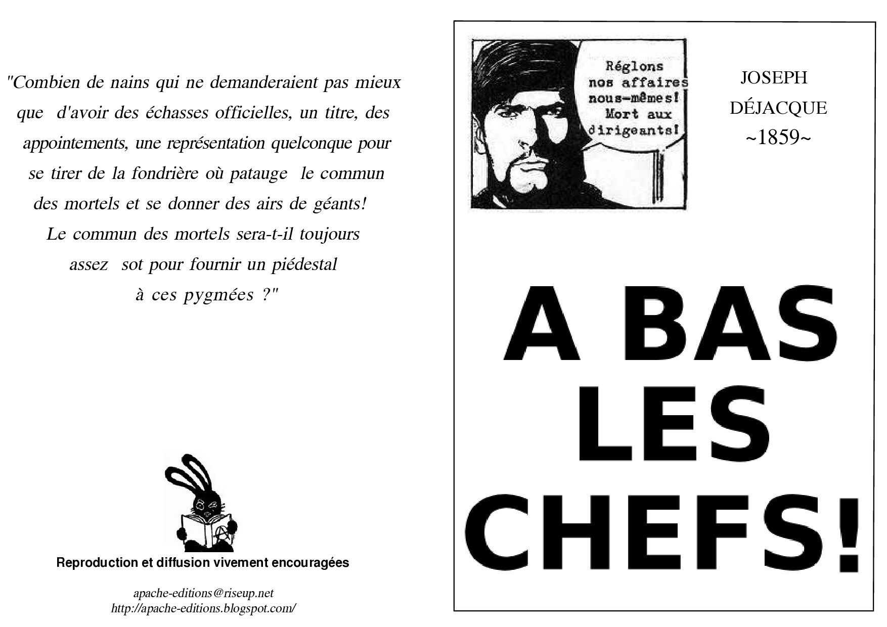 À bas les chefs !