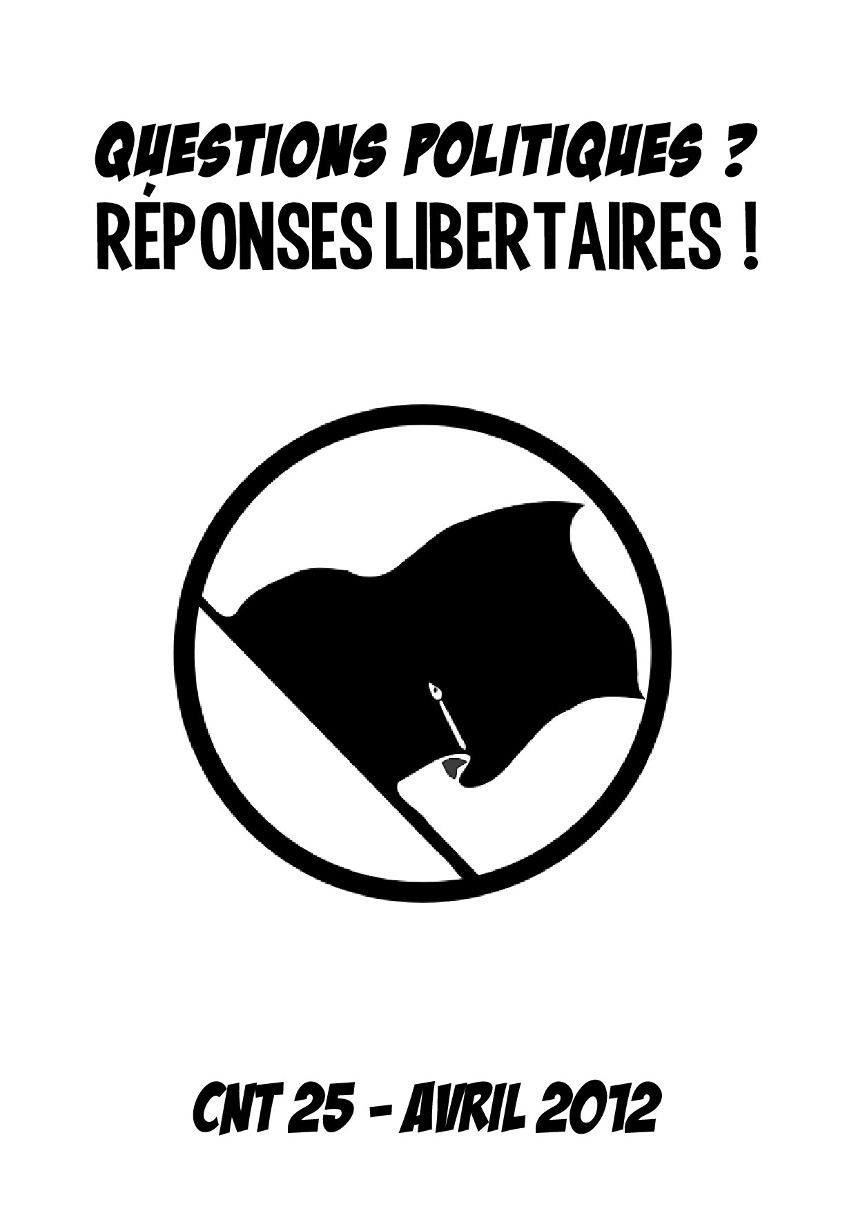 Questions politiques ? Réponses libertaires !