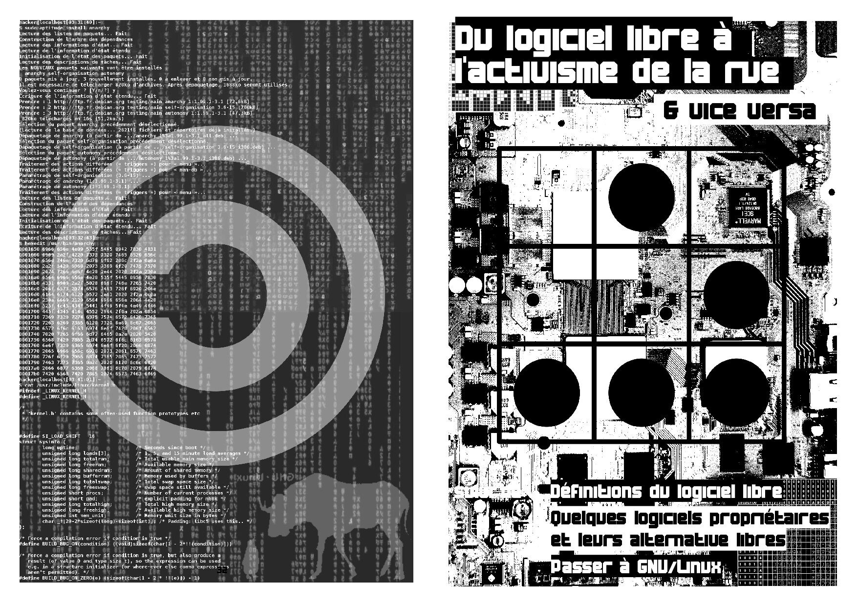 Du logiciel libre à l'activisme de la rue & vice versa