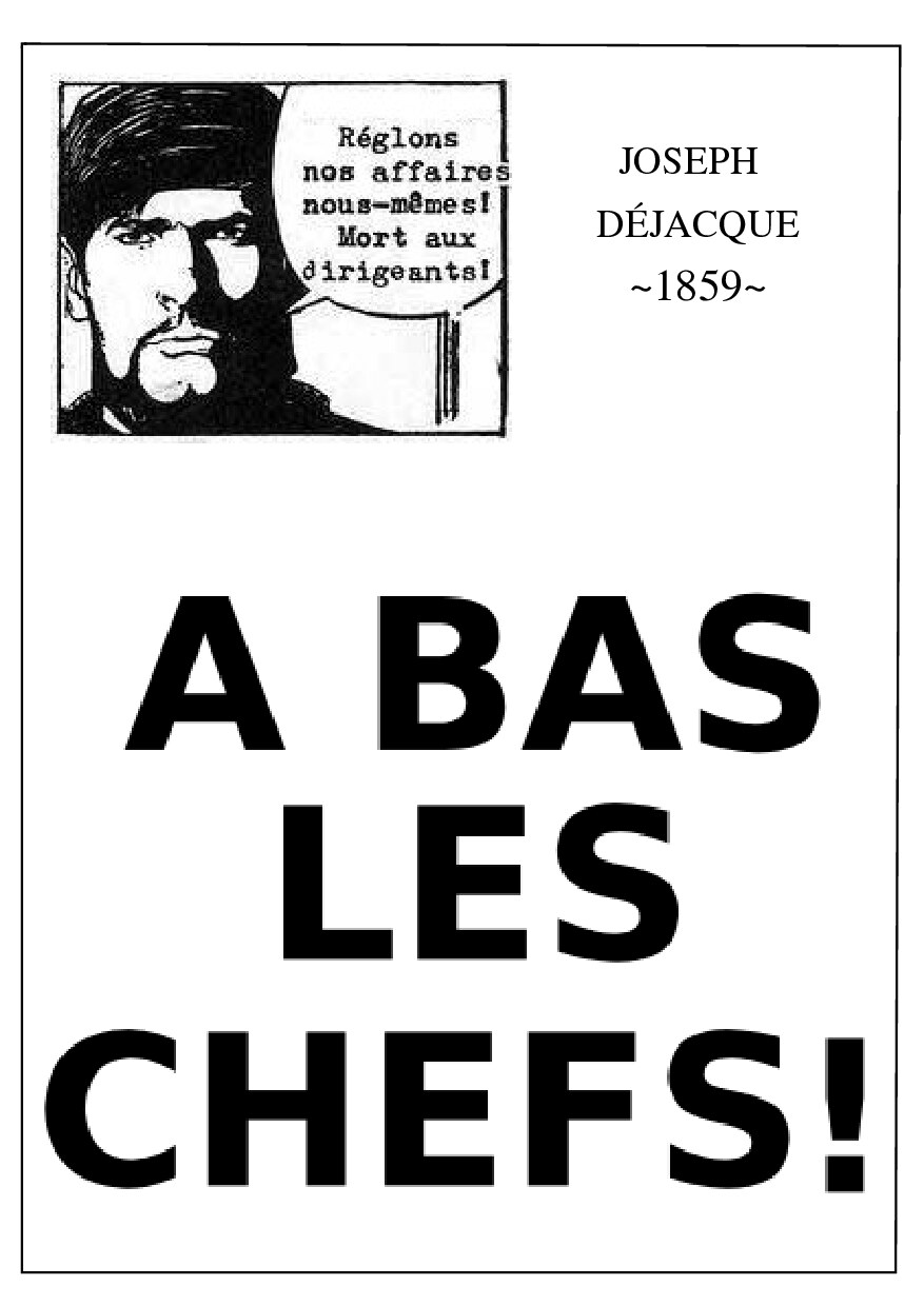 À bas les chefs !